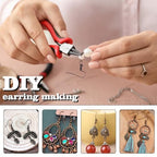 TOAOB 100pcs Earring Hooks Hypo Allergenic French Ear Wires with Ball and Coil 18mm Red Copper Fish Hook Earrings Making Supplies Jewelry Findings - color: Red copper
