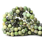 35PCS 10mm Natural Australian Jade Gemstone Round Loose Beads for Jewelry Making DIY Handmade Materials 1 Strand 15" - color: Australian jade, size: 10mm