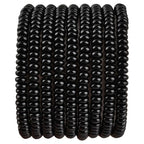 170pcs 4x2mm Natural Black Onyx Disk Rondelle Spacer Agate Stone Semi Precious Gemstone Loose Beads for Jewelry Making 15 Inch - color: Black Onyx