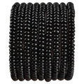170pcs 4x2mm Natural Black Onyx Disk Rondelle Spacer Agate Stone Semi Precious Gemstone Loose Beads for Jewelry Making 15 Inch - color: Black Onyx