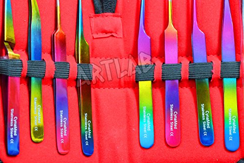 New! Jewelry Nipper Repair Hand Tool Tweezers Diy- 8pcs Set (Cynamed)