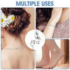 600 PCS Crimp Covers Silver Crimping Beads End Caps for DIY Bracelet Necklaces Jewelry Making, Clamshell Metal Plated Open Bead Tips Knot Covers Jewelry Making Accessories Bead Endcaps (Silver)