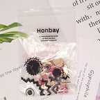 Honbay 40PCS Enamel Alloy Charms Pendant Dainty Cute Love Heart Shaped Pendants Valentine's Day Pendant Bead Charms for Keychains Earrings Bracelets Necklaces Jewelry Making and DIY Crafts - color: Red