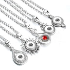 10PCs Mixed Style Rhinestones Snaps Jewelry Charms Buttons 18/20mm for Interchangeable Snaps Jewelry Making Women DIY Button Bracelets Necklaces Rings Brooch Accessories(Red) - color: Red