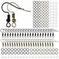 TOAOB 600pcs Earring Hooks Hypoallergenic Ear Wire Hooks with Open Jump Rings and Earring Backs Black Bronze Earring Making Kit for Jewelry Making Supplies