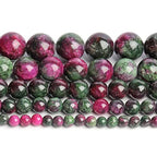 Yochus 60pcs 6mm Mixed Persian Jade Energy Healing Round Bulk Gemstone Beads for Jewelry Making Bracelet Necklace Earring DIY - color: mixed, size: 6mm