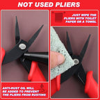 GOLD DEE 5.5" Needle Nose Pliers Mini Chain Nose Pliers Short-Nose Pliers Micro Precision Pliers Flat Smooth Jaws Mini Jewelry Pliers Jewellery Making Tool For Bending Wire Open and Close Jump Rings - style: Long-Nose Pliers