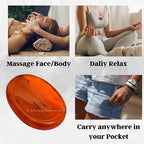 Amazing Gemstone Carnelian Worry Stone Crystals and Healing Stones - Stress Relief Gifts - Piedra Crystal Fidget for Meditation, Relaxation - Unique Stocking Stuffers and Birthday Gifts - color: Carnelian