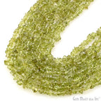 GM GemMartUSA Natural Peridot Raw Chip | Semi-Precious | AAA+ Quality 1 Strand 34” | Bracelet Jewelry Making, Crystal Craft| 4-6mm - Green Color-Gemstones (CHPD-70001) - color: Peridot (CHPD-70001)