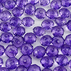 1000pcs 6mm Acrylic Crystal Beads, Faceted Rondelle Acrylic Spacer Beads for Wind Chimes Bracelet Necklace Earring Keychain Jewelry Making DIY Crafts(Bluish Violet) - color: Bluish Violet, size: 6mm