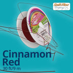 Soft Flex Econoflex Hobby Beading Wire - Flexible Stainless Steel Wire for Crafting - 7 Strand 0.19 30 Ft - style: Cinnamon Red