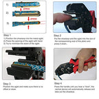 Hand Aglet Crimping Pliers, Metal Shoelace Aglets Crimper Tools for Attach Metal Sheath Aglets to the End of Laces Hoodie Shoelaces Tips DIY Installation 3.5, 4, 5 mm