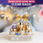 16x24 Shrink Wrap Bags for Gifts – 50 Pcs Clear Heat Shrink Wrap for Mother’s Day Packaging, Works with Hair Dryer at Medium Temperature – Neat Storage for Clothing, Cosmetics, Boxes & Bulky Items - size: 1 count (Pack of 50)