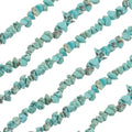 MECCANIXITY 310 Pcs Natural Drilled Turquoise Gemstone Chips Bulk 3mm to 5mm Dia. Irregular Tumbled Crystal Chip Beads for Jewelry Making Craft Supplies (Green Blue) - color: Turquoise, size: 3-5mm