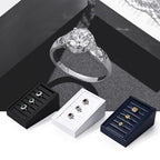 Oirlv Premium PU Leather Ring Tray Display Stand Slotted Jewelry Showcase Display Jewelry Organizer Ring Holder for Trade Show(White) - color: Leather white