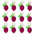 50pcs Glass Pendant Charms - Multicolor Theme Drops for Necklace Craft, Jewelry Making Supplies (Various Styles) - style: Grape
