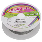 Soft Flex Econoflex Hobby Beading Wire - Flexible Stainless Steel Wire for Crafting - 7 Strand 0.19 30 Ft - style: Steel Grey