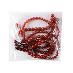 RayLineDo® 45Pcs 8mm Natural Red Agate Stone Round Beads Loose Beads Wholesale for Jewelry Making - color: Red Agate, size: 8mm