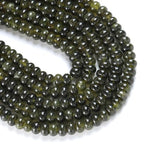 5x8mm 76pcs Natural Stone Green Garnet Jade Rondelle Spacer Loose Beads Abacus Disk Stone Round Loose Gemstone Beads for Jewelry Making DIY Bracelet Necklace - color: Green garnet Stone, size: 5x8mm Abacus Disk