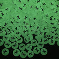 200PCS Letter Beads Glow in The Dark 4x7mm Acrylic Alphabet Letter X Beads for Jewelry Making Bracelet - color: X-200PCS