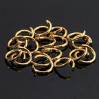 DanLingJewelry 200 pcs 304 Stainless Steel 21 Gauge Open Jump Rings 6mm for Jewelry Making Connectors Jewelry Finding Golden Color - color: 200 pcs - ф6mm δ 0.8mm - Golden