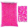 Blinginbox 50000pcs Flatback Rhinestones,Resin Non Hotfix Rhinestones Large Quantity Wholesale for Crafts DIY Creative Design,Clothes,Makeup,Nail Art (2mm=0.08", Lt.Rose AB) - color: Lt.Rose AB, size: 2mm=0.08"