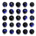 NCB 100pcs Original Natural Stone Beads Gemstone Round Loose Beads 6mm 8mm 10mm (Sapphire Tiger's Eye, 6mm 100Beads) - color: Sapphire Tiger's Eye, size: 6mm 100beads