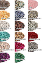 Bead Strand Versatile 60" Long Wrap Necklace - Handmade Knotted Multi Layer Sparkly Crystal, Semi Precious Natural Stone, Lava, Glass Faux Pearl - color: Natural Stone Bead - Lava Black