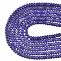 Rondelle Beads for Jewelry Making 5x8mm Natural Stone Beads 1 Strand 15.5inch Lentil Spacer Beads Rondelle Gemstone Bead Semi-Precious Stone Bead for Bracelet Necklace Crafts Lapis Lazuli - color: Lapis Lazuli Beads