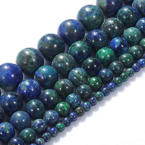 8mm Nature Stone Loose Beads Phoenix Lapis Lazuli Beads for DIY Jewelry Making Approxi 15.5 inch 60pcs 1 Strand per Bag - color: Phoenix Lapis Lazuli, size: 8MM