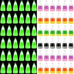 Augshy 64 Pcs Candy Corn Charms, Resin Candy Corn Beads Ornament Glow in The Dark Luminous Fake Corn Pendant for Halloween Thanksgiving Fall Autumn DIY Crafts Bracelet Necklace Jewelry Making - style: Candy Corn Style