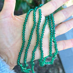 500pcs Czech Faceted Rondelle Crystal Glass Loose Beads 4mm Small Tiny Spacer Bulk Emerald Green for DIY Craft Jewelry Making CCR424 - color: Emerald Green, size: 4mm (0.16") - 500pcs