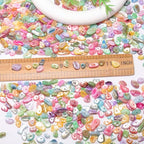 400pcs Pastel Shell Chip Beads 5-8mm Pre-drilled Freeform Loose Gemstone Healing Beads for DIY Jewelry Making Ring Earrings Necklace Bracelet Art Crafts - color: Pastel Shell