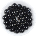 37Pcs Natural Crystal Beads Stone 10mm Black Stripe Onyx Agates Gemstone Round Loose Energy Healing Beads for Bracelet Necklace Earrings Jewelry Making - color: Black, size: 10MM