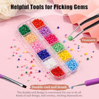 1000Pcs Resin Macaron Beads, 2-3.5mm 3D Round Bubble Balls Summer Macaron Candy Sweet Colors Nail Ball Beads with Tweezers and Dual-end Brush (20-K1-colorful-beads) - color: 20-K1-colorful-beads