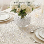 DomeStar Fake Ice, 150PCS Fake Diamonds, Plastic Diamonds Acrylic Rocks Vase Fillers for Centerpieces Wedding Party Table Scatter Food Display - color: 150 Clear