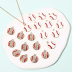 20PCS Sports Charms Enamel Basketball Baseball Pendant Charms for Jewelry Making Rhinestone Ball Game Softball Charms for Necklace Bracelet Earrings DIY Crafts - color: Set 3