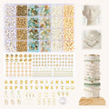 Lisaruq Jewelry Making kit, 20+Varieties, 300+Natural Stone Beads, 1700+Beads 、Accessories and Storage Box, can DIY 50+Bracelets, Necklaces, Earrings，Rings, etc. Suitable for Adults