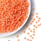 Orange Polymer Clay Beads, 6mm Heishi Bead for Jewelry Bracelets Necklace Making 1000PCS - color: Orange