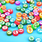 1000PCS Dinosaur Polymer Clay Beads Bracelet Making kit, 24 Style Cute Fun Beads Beads Charms for Jewelry Necklace Earring Making DIY Accessories for Women Girls - color: E1#Style 4