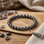 45pcs Black Hematite Beads，8mm Healing Power Natural Stone Round Loose Beads for Jewelry Making Earring Necklace DIY Crafts - color: Black Hematite, size: 8mm 45beads