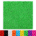 IOOLEEM Light Green Seed Beads, 4000+ pcs 3mm Glass Beads for Jewelry Making, Bracelets - color: Light Green, size: 3mm / 4000pcs