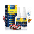 Plastic Glue 100g for Model, 3D Printing Repair, Legos & Miniatures, Fast-Setting Heavy Duty Plastic Adhesive for PLA, ABS, PVC, Acrylic, Car, Includes 6 Precision Micro-Tips, Super Glue for Plastic - size: 100g, style: Plastic Glue