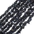 Chip Shells, 260pcs 5-8mm Irregular Beads with Holes, Black Shell & Onyx Chip Beads for Jewelry Making - color: Black