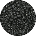 Black Tourmaline Pre Drilled Crystal Crushed Chips Beads for Bracelets Making, DIY Handmade Natural Healing Crystals (25 Inch Strand) - color: Black Tourmaline