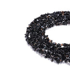 BEADIA Irregular Natural Black Onyx Stone Loose Semi Gemstone Beads for Jewelry Making 5-8mm 80cm - color: Black Onyx, size: 5-8mm 80cm