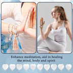 Gerrii 50 Pcs Heart Healing Stone Bulk Quartz Heart Inspirational Stones Gift for Women Love Pocket Polished Natural Energy Balancing Meditation 0.8 Inch(Clear) - color: Clear