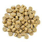 Airssory 100 Pcs Handmade Polymer-Clay Food Biscuits Cookie Beads Spacer for Bracelets Jewelry Necklace Earring Making - color: Biscuits Cookie Beads_100 Pcs