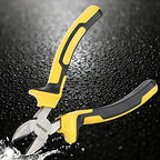DOWELL Diagonal Cutting Pliers 6 Inch Diagonal Cutters Wire Cutters Durable Nickel Chromium Steel Construction for Electricians and Homes - size: 6" Diagonal Cutting Pliers