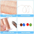 328 Feet Tarnish Resistant Copper Wires 28 Gauge/0.3mm Jewelry Craft Wires Beading Wire for Jewelry Making, Wire Wrapping and Crafting (Champagne Gold) - color: Champagne Gold, size: 28 Gauge